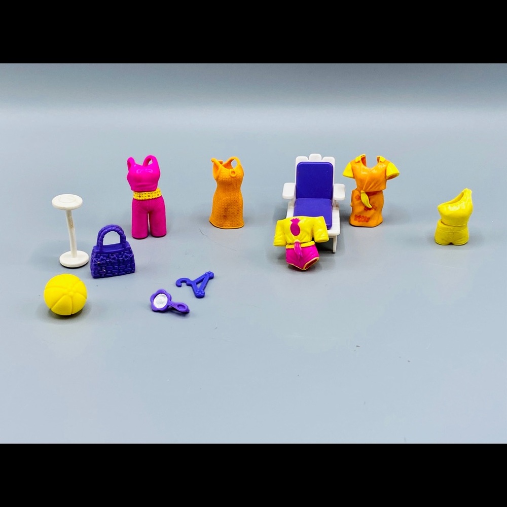 Polly Pocket Blue Bird Accessory Bundle